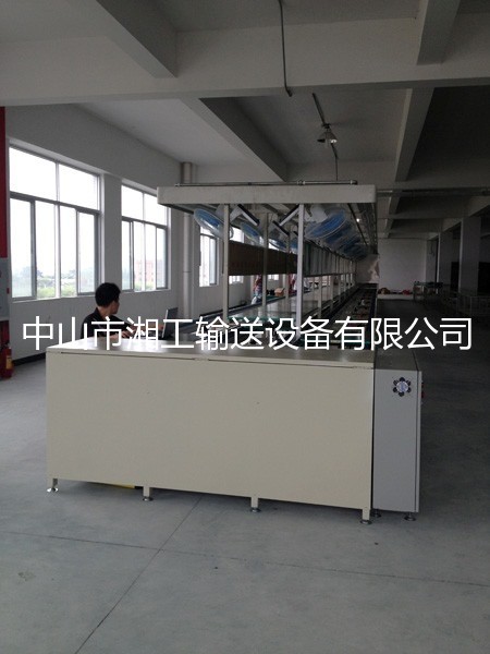 湘工倍数链式炉具装配线（两边组装中间回板）