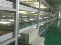 湘工LED路灯四层倍数链老化线